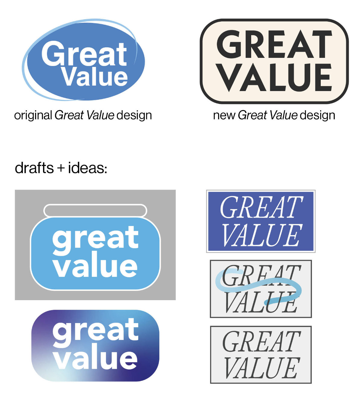 logo drafts